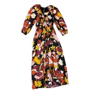 Maeve Multicolor Floral Long Sleeve Dress